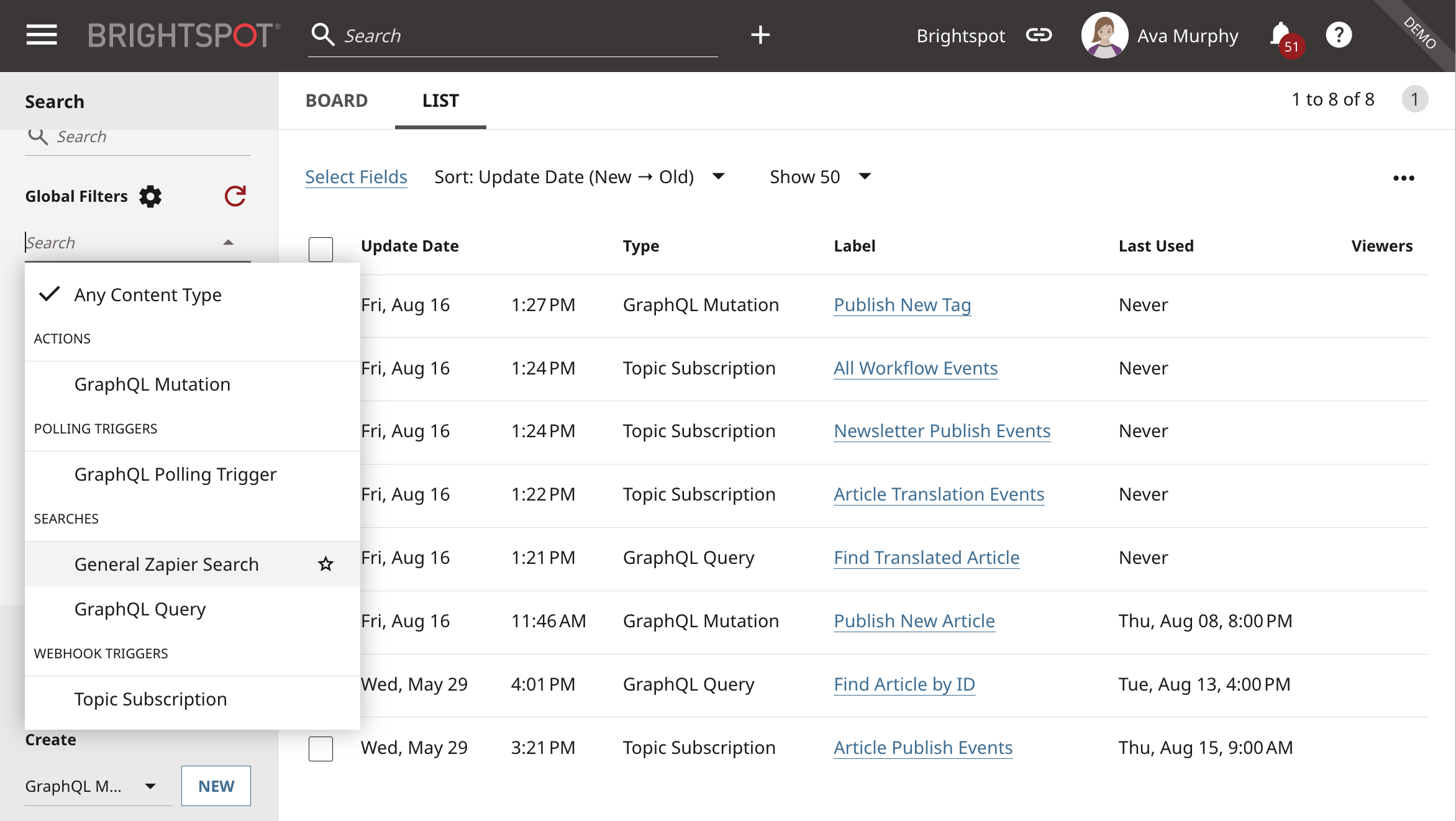 Zapier Admin View