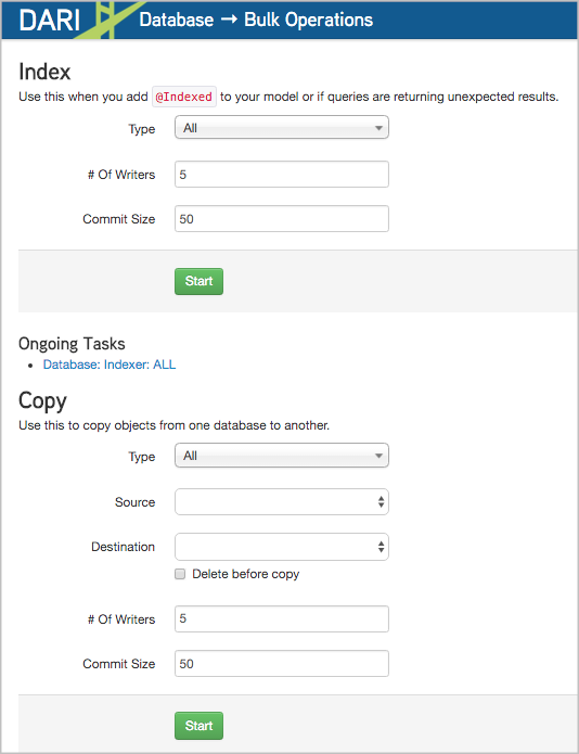 Database - Bulk Operations