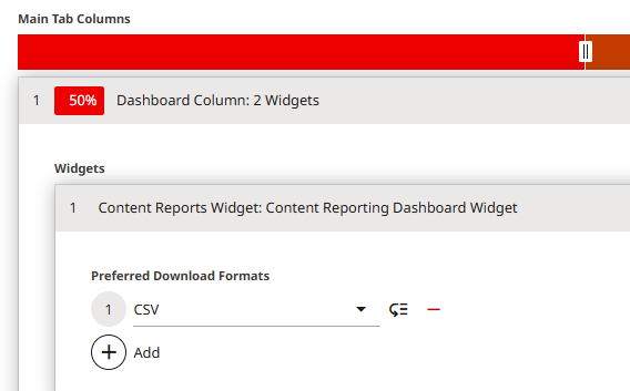 content report widget add csv.png