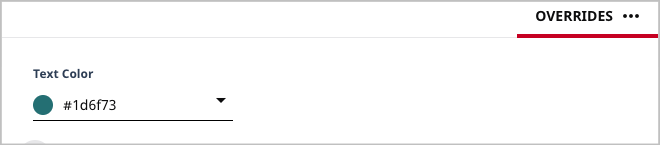 New color field added