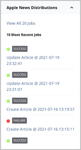 Apple News Distributions widget.png