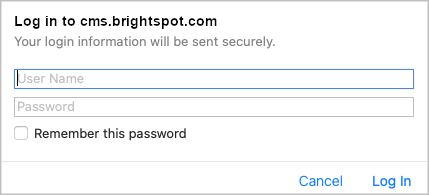 HTTP authentication challenge