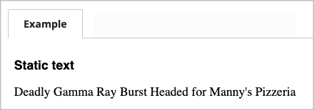 Populating static text.png