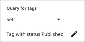 Query field in content edit form