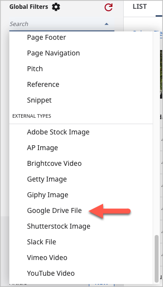 Searching for a Google Drive file