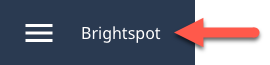 Company name in header
