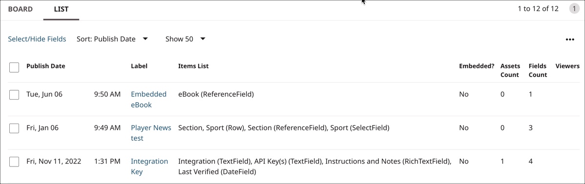 ECT search results