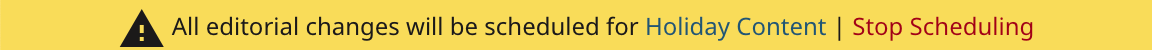 Scheduling message