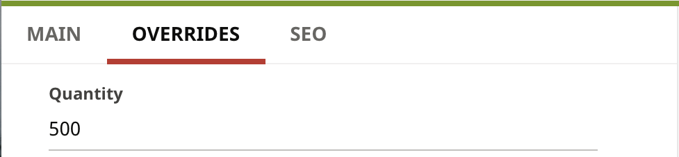New number field added